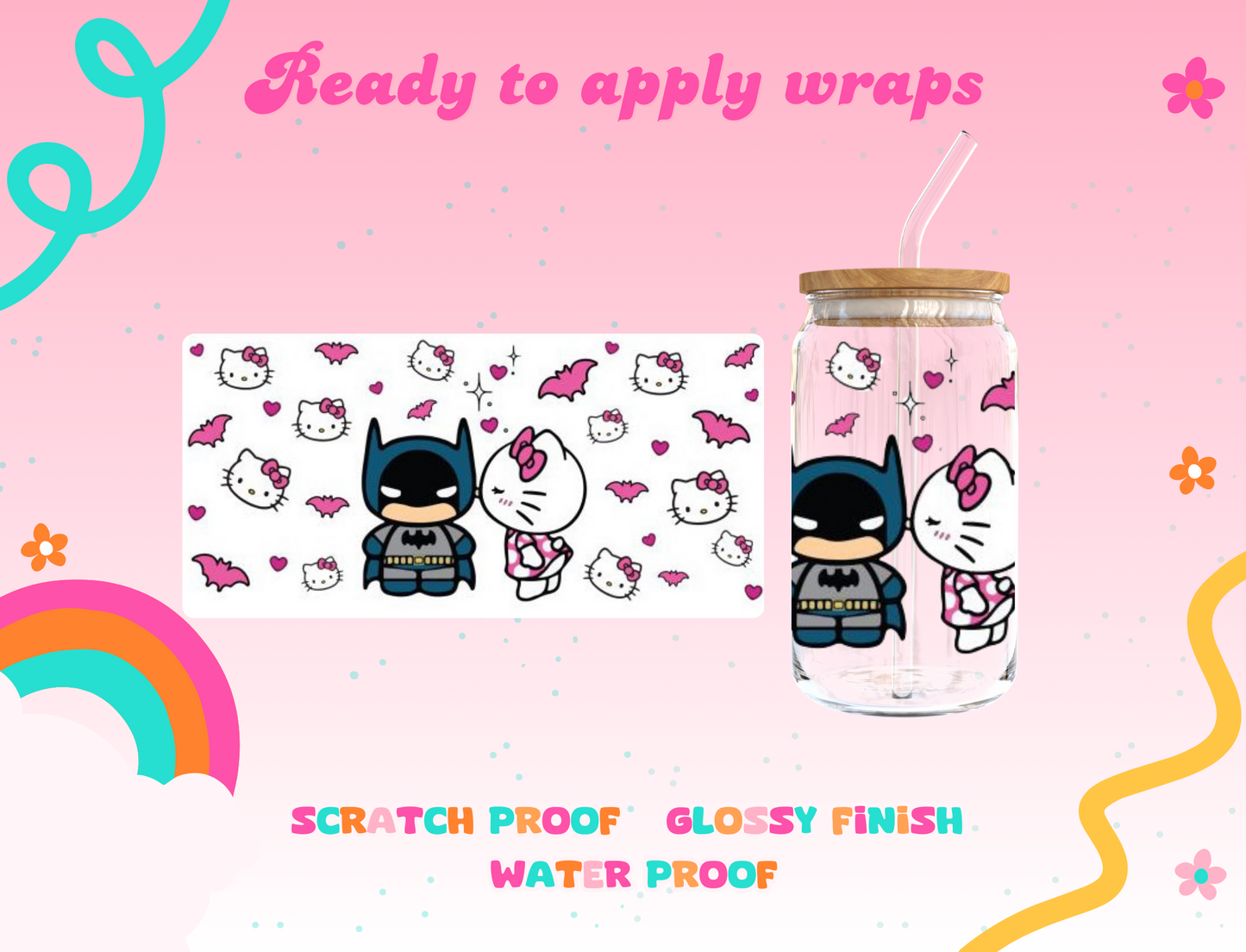 #231 Batman HK UVDTF Wrap