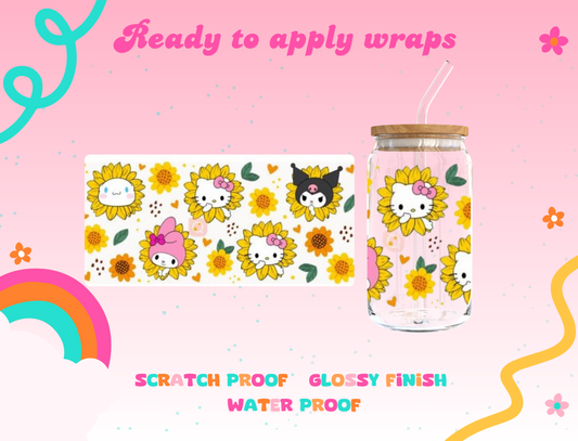 #11 Sunflower HK UVDTF Wrap