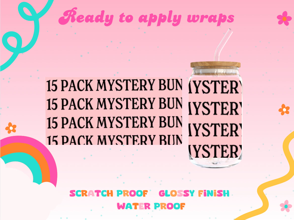 15 pack mystery bundle UVDTF Wraps