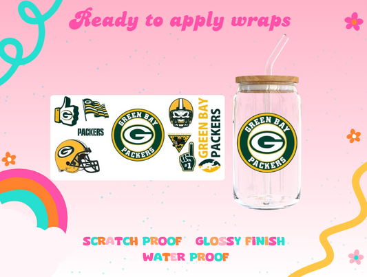 #587 Green Bay Packers UVDTF Wrap