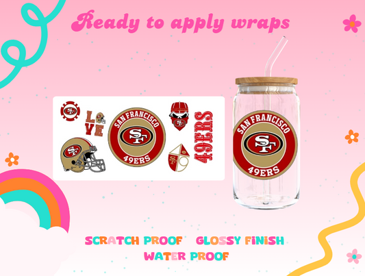 #590 49ERS UVDTF Wrap