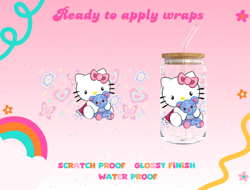 #11B Hello Kitty bear UVDTF Wrap