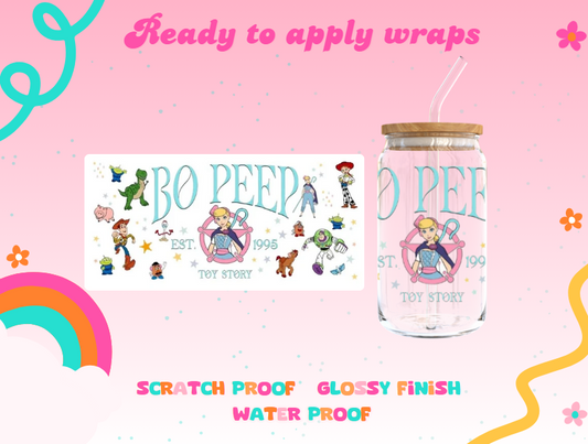 #206B BO PEEP EST. UVDTF Wrap