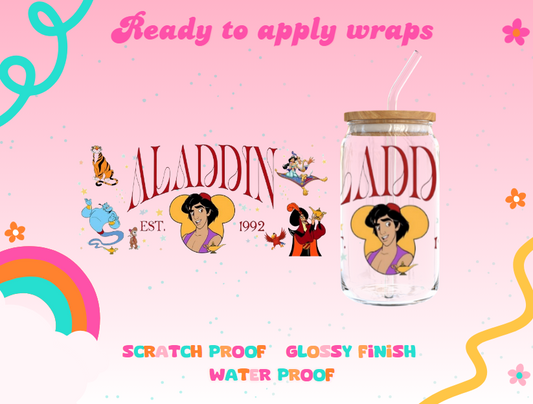 #208B ALLADIN EST. UVDTF Wrap