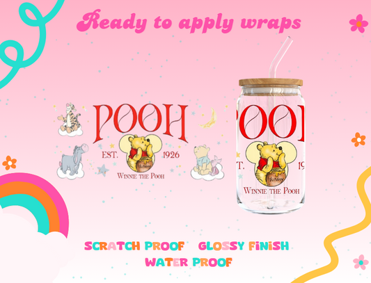 #221B POOH EST. UVDTF Wrap