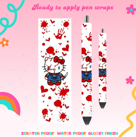 #10 HK Chucky UVDTF pen wrap