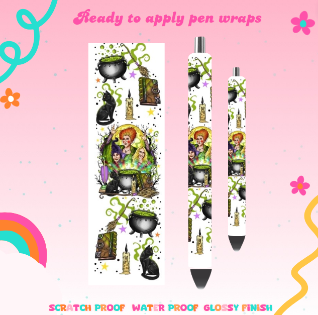 #16 Sanderson Sisters UVDTF pen wrap