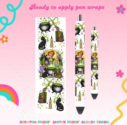 #16 Sanderson Sisters UVDTF pen wrap