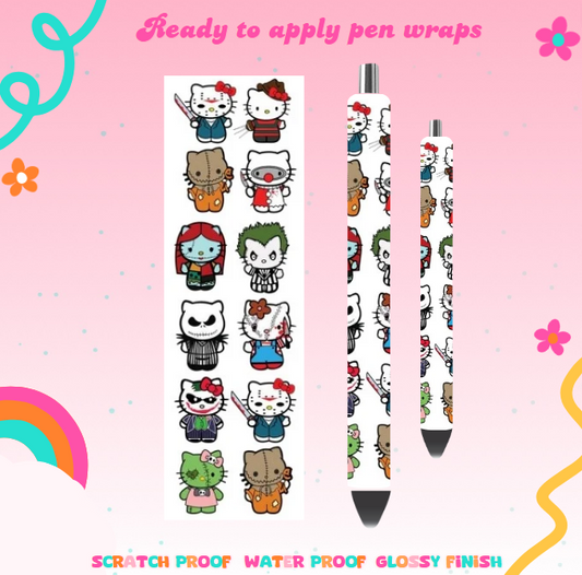 #23 HK zombie UVDTF pen wrap