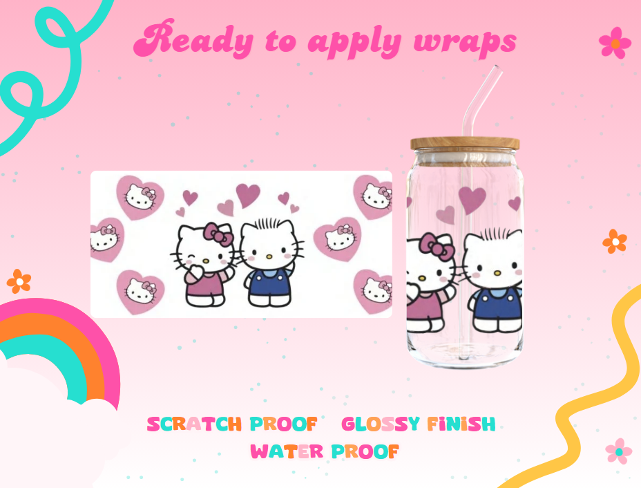 #266B Hello Kitty and Daniel UVDTF Wrap