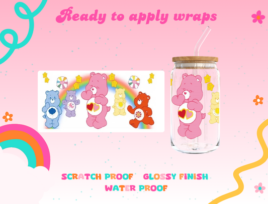 #303B Care bears stars UVDTF Wrap