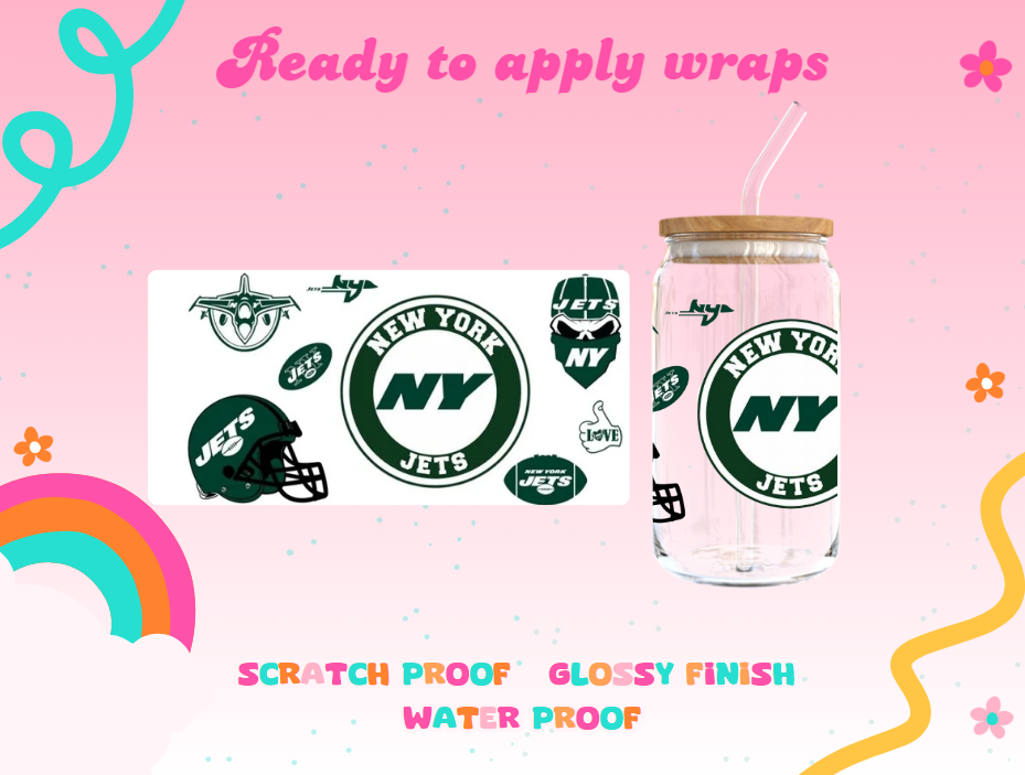 #354BB New York Jets UVDTF Wrap