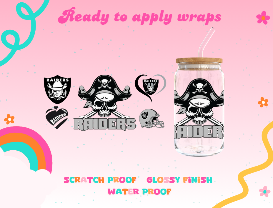 #402B Raiders UVDTF Wrap