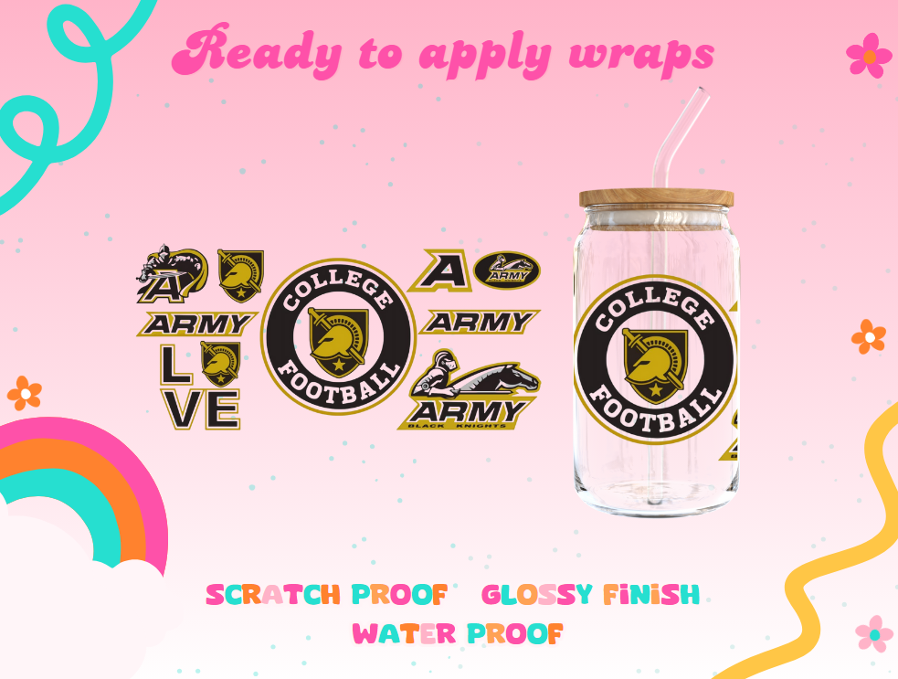 #267C Army College UVDTF Wrap