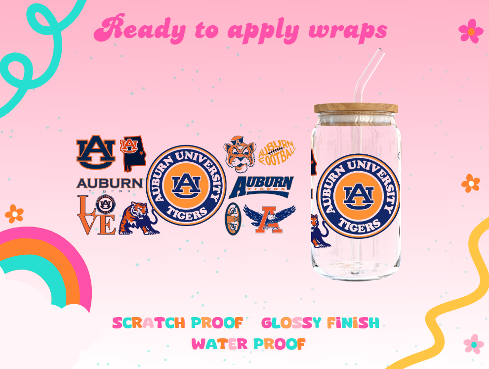 #262C Auburn University UVDTF Wrap